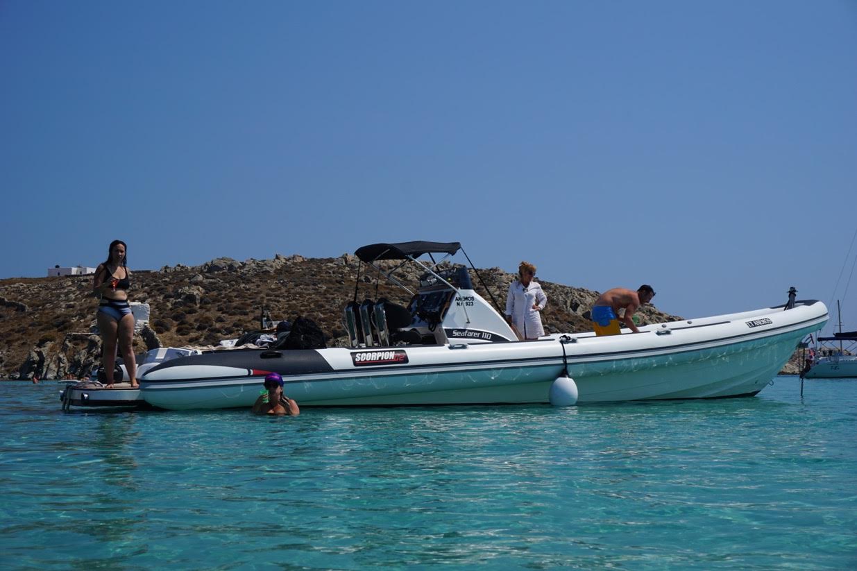 santorini rib cruise - santorini boat tour